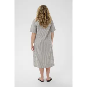 Women's striped dress KAFFE Curve Nana image-4