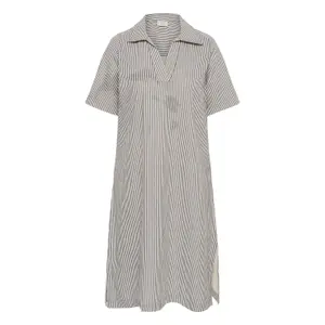 Women's striped dress KAFFE Curve Nana image-5