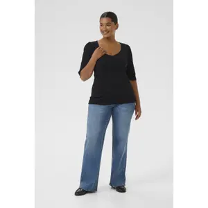 Women's T-shirt KAFFE Curve KCCarli image-2