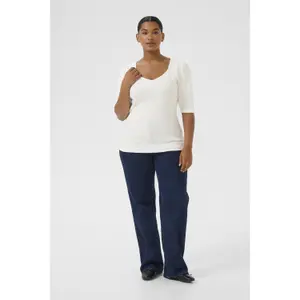 Women's T-shirt KAFFE Curve Carli image-2