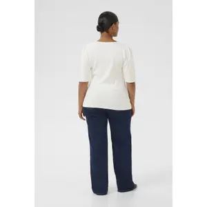 Women's T-shirt KAFFE Curve Carli image-4