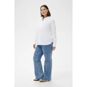 Women's long sleeve shirt KAFFE Curve Claina image-2