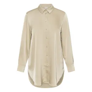 Women's long sleeve blouse KAFFE Curve KCRora image-0