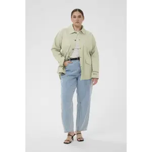Women's overshirt KAFFE Curve Cicana image-3