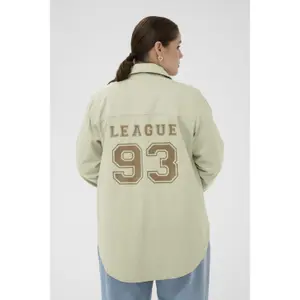 Women's overshirt KAFFE Curve Cicana image-5