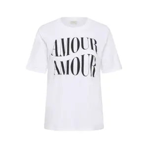 Women's T-shirt KAFFE Curve Chari image-0