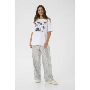 Women's T-shirt KAFFE Curve Chari image-2