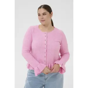 Women’s Ruffle Cardigan KAFFE Curve KCEmmi image-2