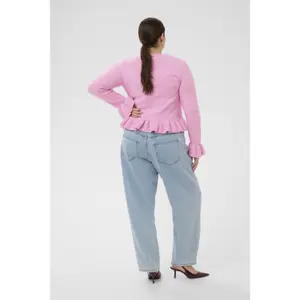 Women’s Ruffle Cardigan KAFFE Curve KCEmmi image-4