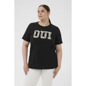 Γυναικείο T-shirt KAFFE Curve Lucie image-1