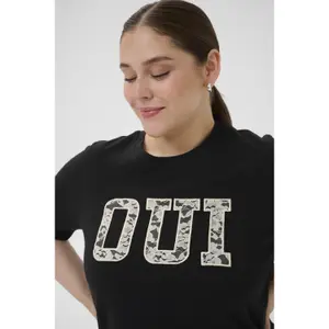 Γυναικείο T-shirt KAFFE Curve Lucie image-5