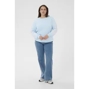 Sweatshirt woman KAFFE Curve Mila image-1