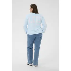 Sweatshirt woman KAFFE Curve Mila image-4