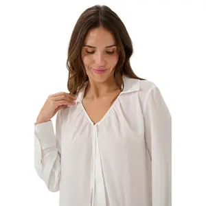 Women's long sleeve shirt KAFFE Curve Gina image-5