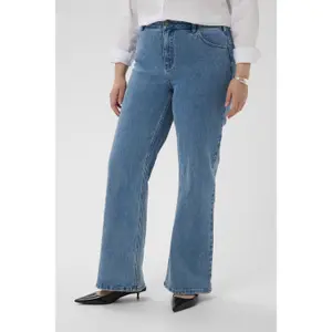 Women's Flare Jeans KAFFE Curve KCFlora image-1