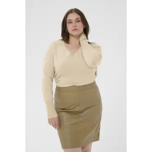 Jersey de manga larga para mujer KAFFE Curve Lizzy NO image-2