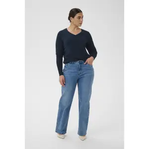 Jersey de manga larga para mujer KAFFE Curve Lizzy NO image-2