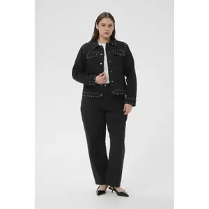 Women's twill jacket KAFFE Curve KCBrenn image-3