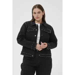 Women's twill jacket KAFFE Curve KCBrenn image-1