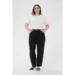 Women's twill Trousers KAFFE Curve KCbrennKCBrenn image-2