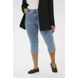 Γυναικείο Slim jeans KAFFE Curve Vilana Capri image-2