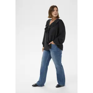 Women's blouse KAFFE Curve Lana Frill image-2