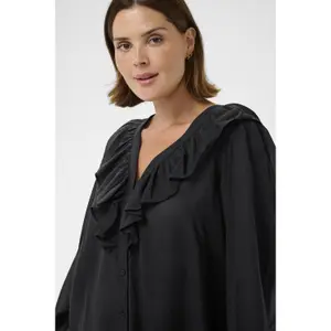 Women's blouse KAFFE Curve Lana Frill image-5
