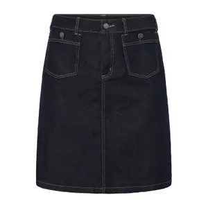 Denim skirt for women KAFFE Curve KCRoria image-0