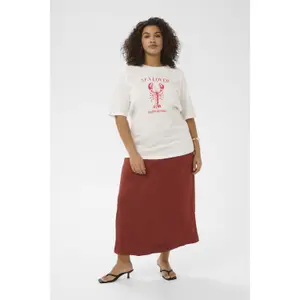Γυναικείο T-shirt KAFFE Curve KCAlana image-0