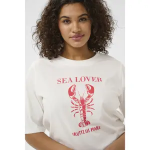 Γυναικείο T-shirt KAFFE Curve KCAlana image-5