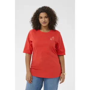 Γυναικείο T-shirt KAFFE Curve KCAlana image-2