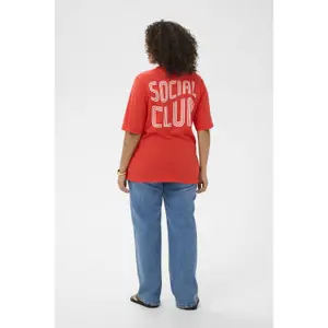 Γυναικείο T-shirt KAFFE Curve KCAlana image-4