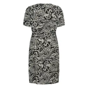 Wrap dress for women KAFFE Curve KCberry image-3