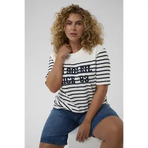 Γυναικείο T-shirt KAFFE Curve KCNalia image-3