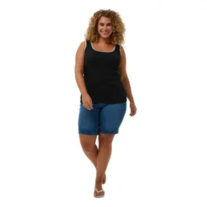 Women's tank top KAFFE Curve Carina image-2