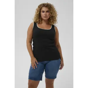Women's tank top KAFFE Curve Carina image-1