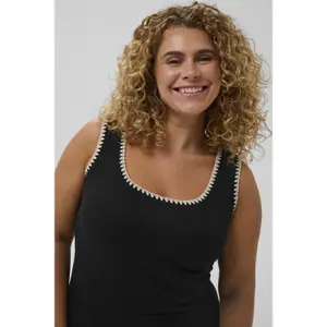 Women's tank top KAFFE Curve Carina image-3