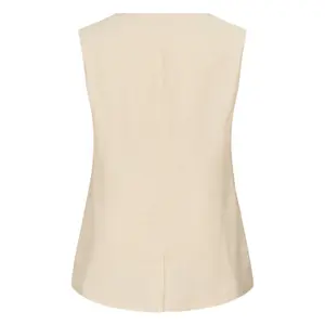 Sleeveless jacket for women KAFFE Curve KCAnetti image-3
