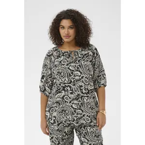 Women's blouse KAFFE Curve Berry image-1