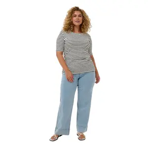 Γυναικείο T-shirt KAFFE Curve Lia image-2