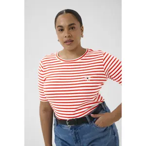 Γυναικείο T-shirt KAFFE Curve Lia image-5