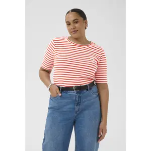 Γυναικείο T-shirt KAFFE Curve Lia image-2