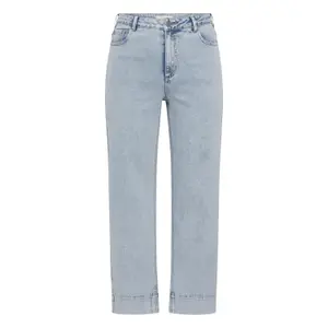 Women's Wide Leg Jeans KAFFE Curve KCMalia image-0