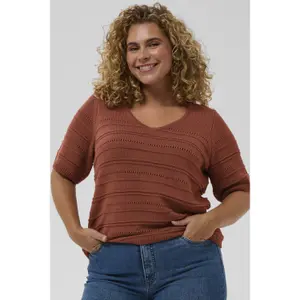 Woman sweater KAFFE Curve Melia image-1