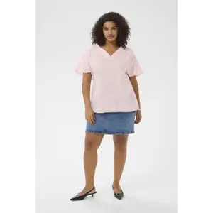 Γυναικείο T-shirt KAFFE Curve KCValeria image-2