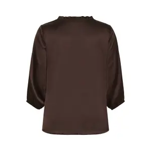 Women's blouse KAFFE Curve Amira Frill image-3