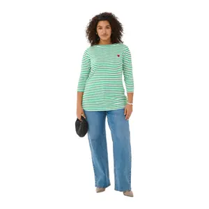 Women's long sleeve T-shirt KAFFE Curve Lia image-2
