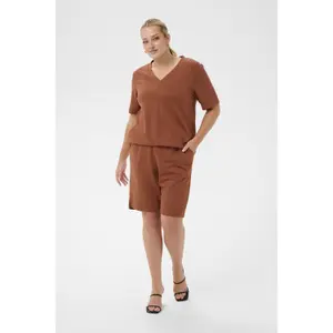 Women's T-shirt KAFFE Curve KCannia image-3