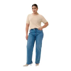 Women's knitted sweater KAFFE Curve Lizzy NO image-1