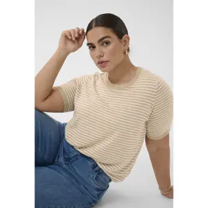 Women's knitted sweater KAFFE Curve Lizzy NO image-3